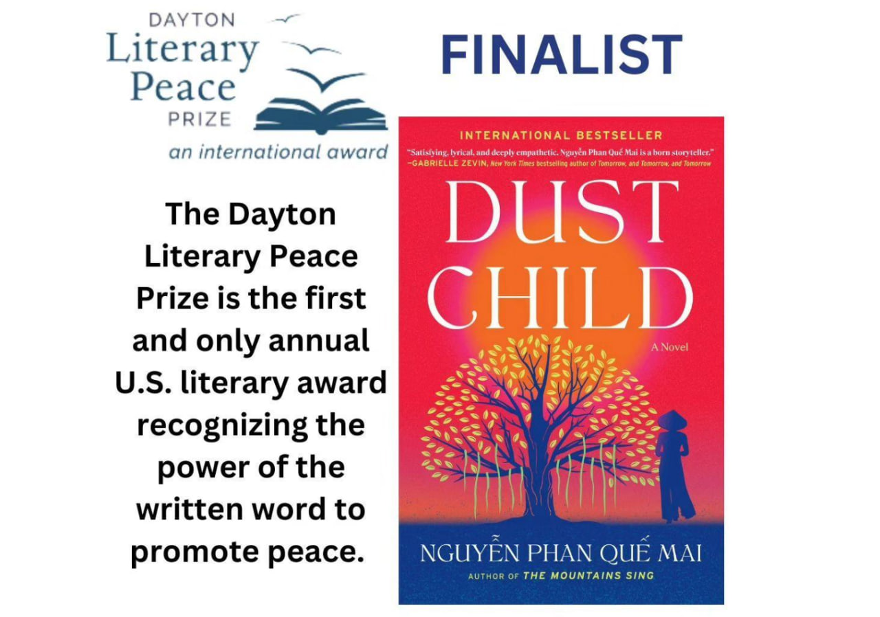 Dust Child short listed for the Dayton Literary Peace Prize